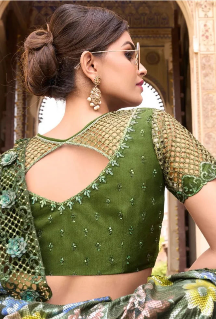 Modern-Net-Saree-Blouse-Designs 