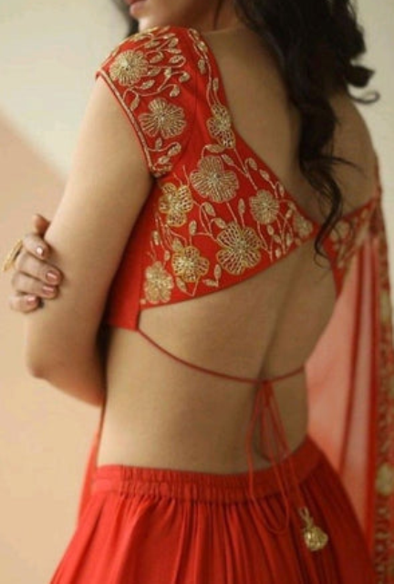 Lovely-Backless-Lehenga-Blouse 